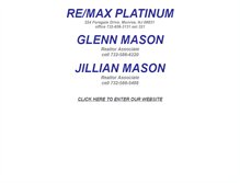 Tablet Screenshot of glennmason.com